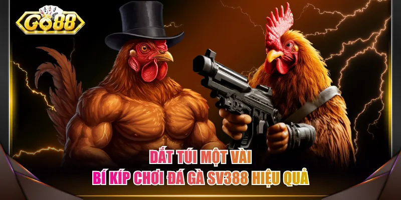 Dắt túi một vài bí kíp chơi đá gà SV388 hiệu quả