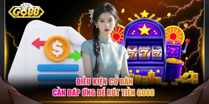 Điều kiện cơ bản cần đáp ứng để rút tiền GO88 
