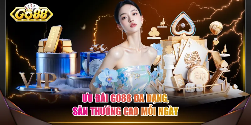 Ưu đãi GO88 đa dạng, săn thưởng cao mỗi ngày